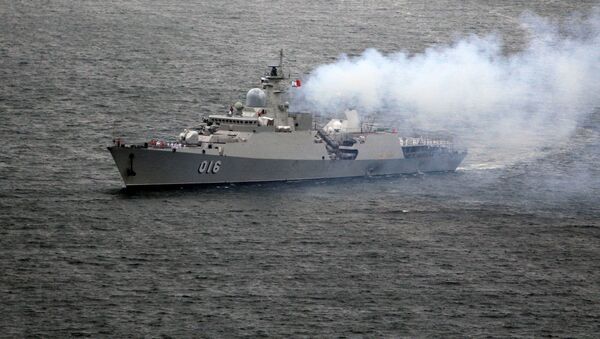 Tàu khu trục Quang Trung của Lực lượng Hải quân Việt Nam đã đến Vladivostok  - Sputnik Việt Nam