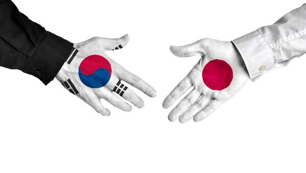 cờ của Nhật Bản và Hàn quốc - Sputnik Việt Nam