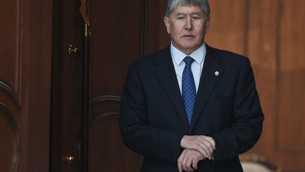Tổng thống Kyrgyzstan Almazbek Atambayev. - Sputnik Việt Nam