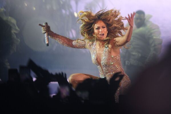 Ca sĩ người Mỹ Jennifer Lopez tại buổi hòa nhạc ở Moskva - Sputnik Việt Nam