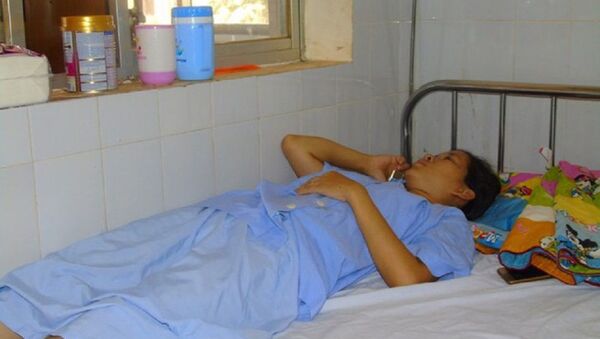 Chị Vy Thị Yến vẫn đang được theo dõi sức khỏe tại Bệnh viện đa khoa Đồng Xoài - Sputnik Việt Nam