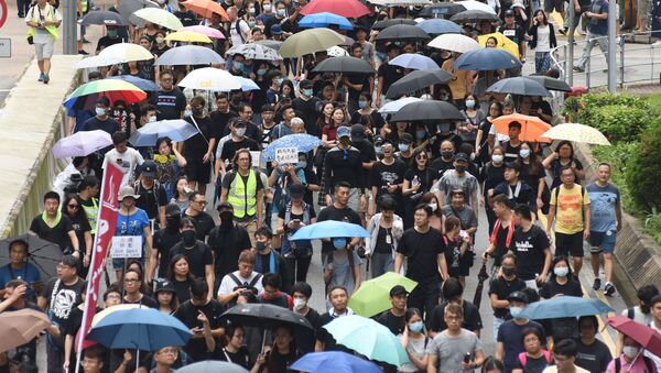 Сuộc biểu tình ở Hồng Kông  - Sputnik Việt Nam