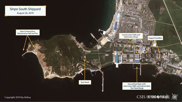 Hoa Kỳ tìm ra bằng chứng cho thấy Triều Tiên phát triển tàu ngầm với tên lửa đạn đạo - Sputnik Việt Nam