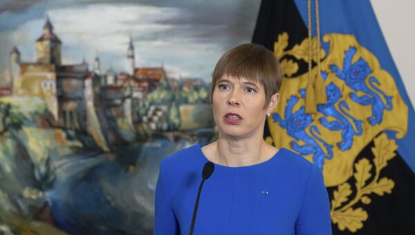 Tổng thống Estonia Kersti Kaljulaid - Sputnik Việt Nam
