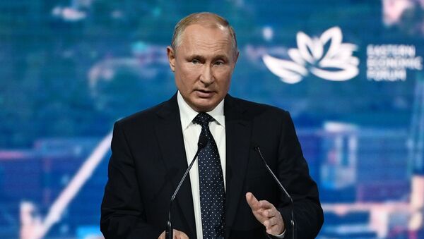 Vladimir Putin tham gia Diễn đàn kinh tế Đông - 2019  - Sputnik Việt Nam