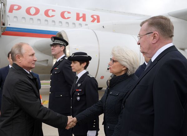 Tổng thống Nga Vladimir Putin đến Paris viếng cựu Tổng thống Pháp Jacques Chirac - Sputnik Việt Nam