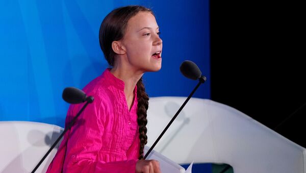 Greta Thunberg phát biểu tại Liên Hợp Quốc - Sputnik Việt Nam