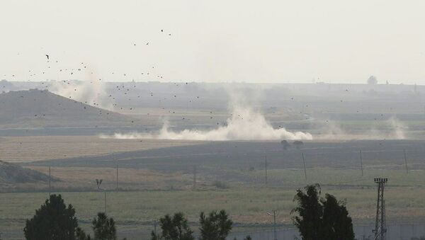 Hậu quả của các cuộc không kích của Thổ Nhĩ Kỳ ở khu vực thành phố Ras Al Ain của Syria - Sputnik Việt Nam
