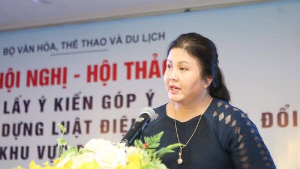 Bà Nguyễn Thu Hà – Q. Cục trưởng Cục Điện ảnh đang bị tố cáo về vi phạm trong quá trình bổ nhiệm và quản lý - Sputnik Việt Nam