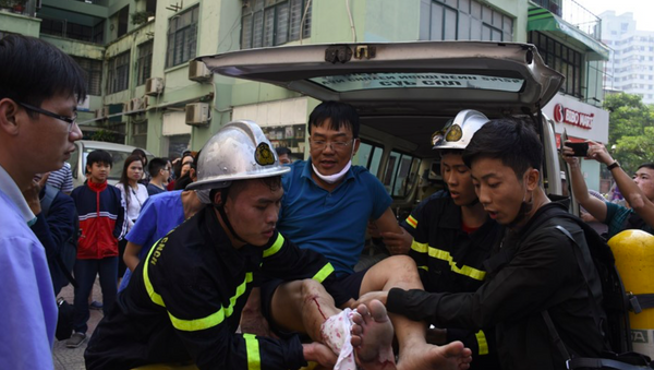 Những trường hợp bị thương đều đã được đưa đi bệnh viện kiểm tra, khám chữa. - Sputnik Việt Nam