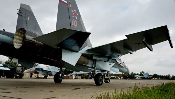 Máy bay chiến đấu Su-35 của Nga - Sputnik Việt Nam