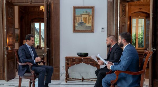 Bashar al-Assad: Chúng tôi không đồng ý phân chia Syria dưới bất kỳ điều kiện nào Bashar al-Assad: Chúng tôi không đồng ý phân chia Syria dưới bất kỳ điều kiện nào - Sputnik Việt Nam