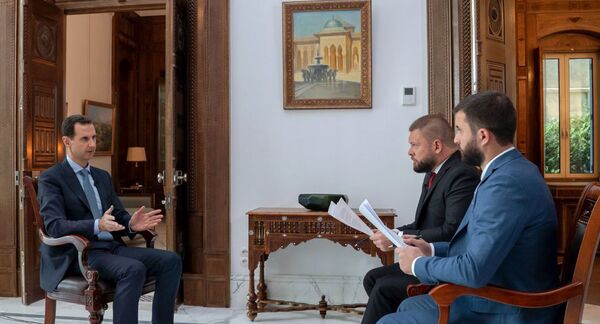 Bashar al-Assad: Chúng tôi không đồng ý phân chia Syria dưới bất kỳ điều kiện nào Bashar al-Assad: Chúng tôi không đồng ý phân chia Syria dưới bất kỳ điều kiện nào - Sputnik Việt Nam