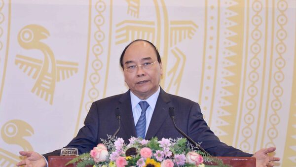 Thủ tướng Nguyễn Xuân Phúc phát biểu chỉ đạo tại hội nghị. - Sputnik Việt Nam