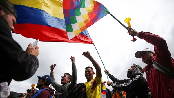 Cuộc biểu tình ở Colombia - Sputnik Việt Nam