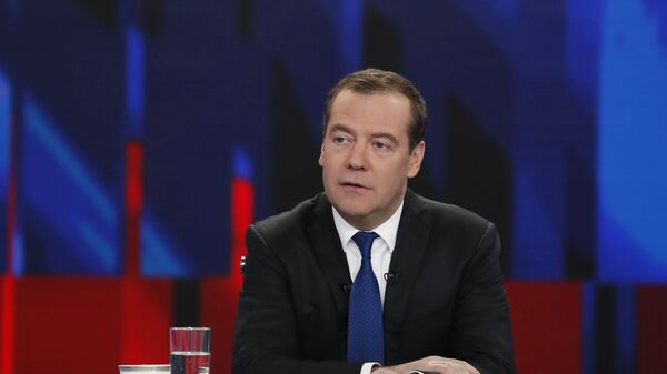Cuộc phỏng vấn của Thủ tướng Liên bang Nga D. Medvedev với các kênh truyền hình Nga - Sputnik Việt Nam