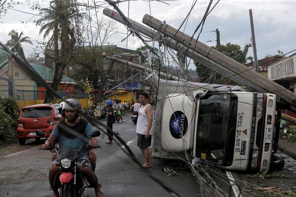 Ảnh hưởng của bão ở Philippines - Sputnik Việt Nam