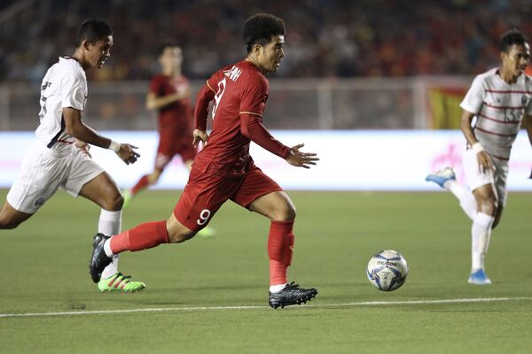 SEA Games 30: U22 Việt Nam vào chung kết sau trận thắng 4-0 SEA Games 30: U22 Việt Nam vào chung kết sau trận thắng 4-0 - Sputnik Việt Nam