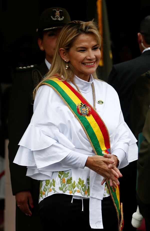 Quyền Tổng thống Bolivia Jeanine Anez, 52 tuổi - Sputnik Việt Nam