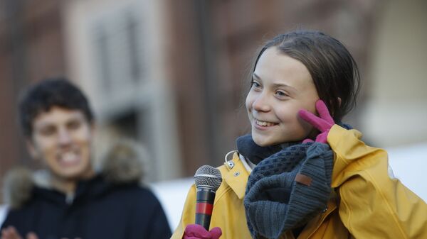 Nhà hoạt động môi trường Thụy Điển Greta Thunberg - Sputnik Việt Nam