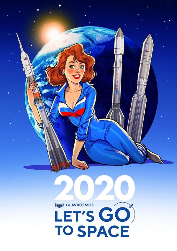 Bộ lịch pin-up năm 2020 của Roscosmos: Let`s go to space - Sputnik Việt Nam