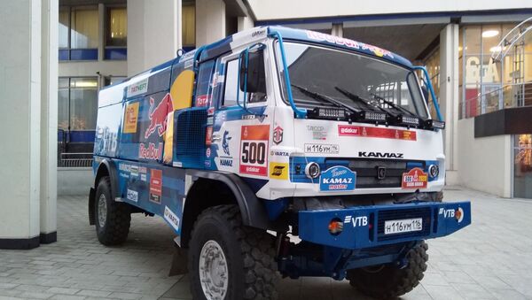 Quán quân nhiều lần của giải Dakar -  Xe KamAZ của Nga - Sputnik Việt Nam