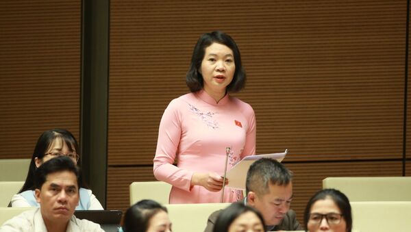  Đại biểu Quốc hội tỉnh Nam Định Mai Thị Phương Hoa phát biểu ý kiến - Sputnik Việt Nam
