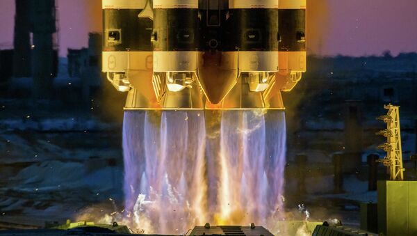 Phóng tên lửa mang Proton-M với tầng trên DM-03 và tàu vũ trụ “Electro-L” số 3 của Nga - Sputnik Việt Nam