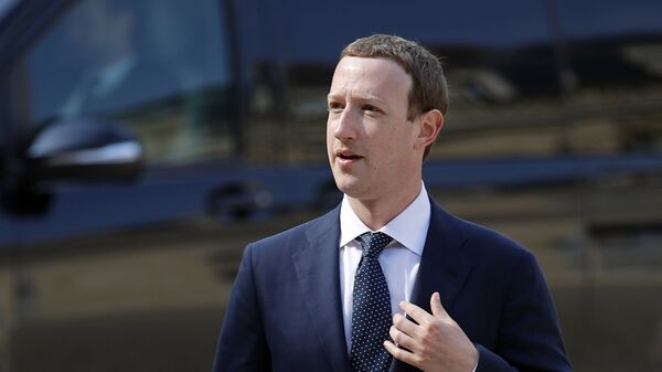 Nhà sáng lập Facebook Mark Zuckerberg  - Sputnik Việt Nam