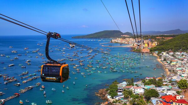 Cáp treo dài nhất thế giới trên đảo Phú Quốc, Việt Nam - Sputnik Việt Nam