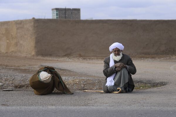 Người đàn ông lớn tuổi ở ven đường ngoại ô Herat, Afghanistan - Sputnik Việt Nam