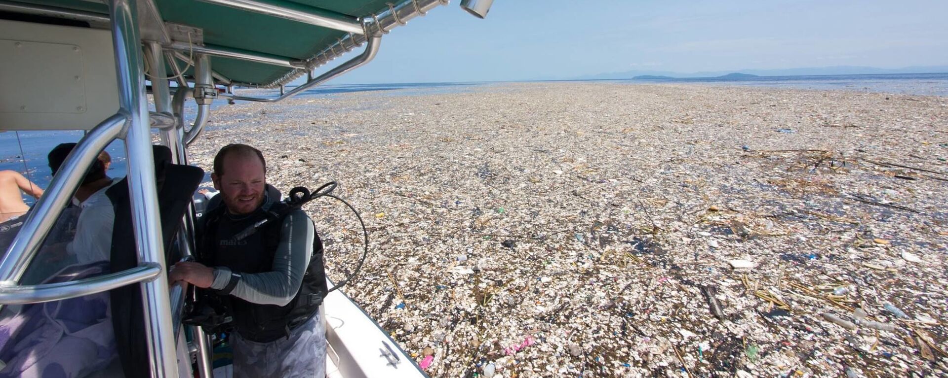 Пластиковый мусор в море у Карибских островов - Sputnik Việt Nam, 1920, 05.10.2021