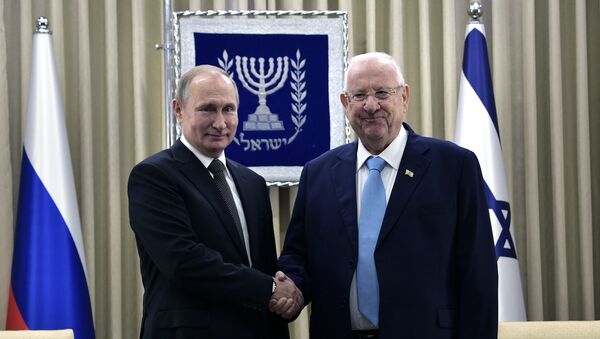 Tổng thống Nga Vladimir Putin và Tổng thống Israel Reuven Rivlin - Sputnik Việt Nam