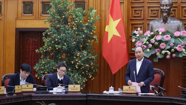 Thủ tướng Nguyễn Xuân Phúc chủ trì cuộc họp. - Sputnik Việt Nam