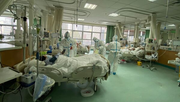 Bệnh nhân tại Bệnh viện Trung ương thành phố Vũ Hán, Trung Quốc - Sputnik Việt Nam