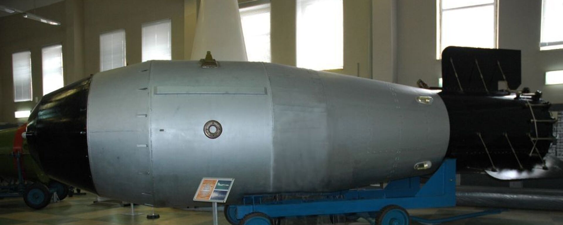 Mô hình quy mô đầy đủ của Bom Saar AN602 tại Bảo tàng Vũ khí Hạt nhân của RFNC-VNIIEF ở Sarov - Sputnik Việt Nam, 1920, 28.01.2020