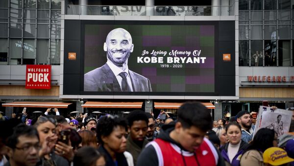 Người hâm mộ thương tiếc về cái chết của Kobe Bryant - Sputnik Việt Nam