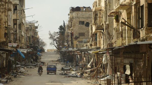 Thành phố Maarrat en Nuuman của Syria được giải thoát khỏi phiến quân - Sputnik Việt Nam