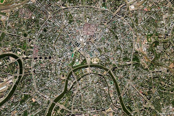 Hình ảnh không gian của thành phố Matxcơva, Nga - Sputnik Việt Nam