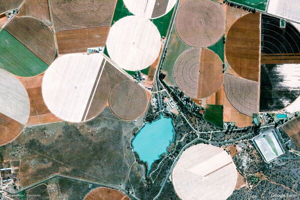 Hình ảnh không gian của khu vực thuộc tỉnh Ksarip, Nam Phi - Sputnik Việt Nam