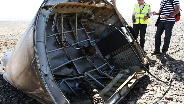 Mảnh xác máy bay Nga Airbus A321 tại Ai Cập - Sputnik Việt Nam