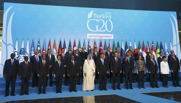 Các nhà lãnh đạo G20 tại Thổ Nhĩ Kỳ - Sputnik Việt Nam