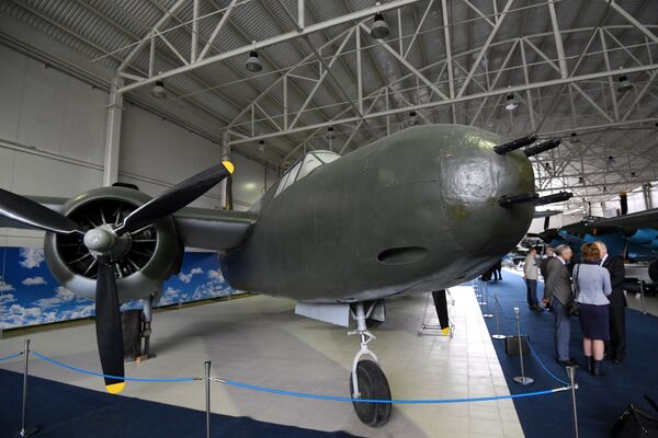 Máy bay Mỹ A-20 Boston, được triển lãm tại Bảo tàng Không quân Trung ương ở Monino - Sputnik Việt Nam