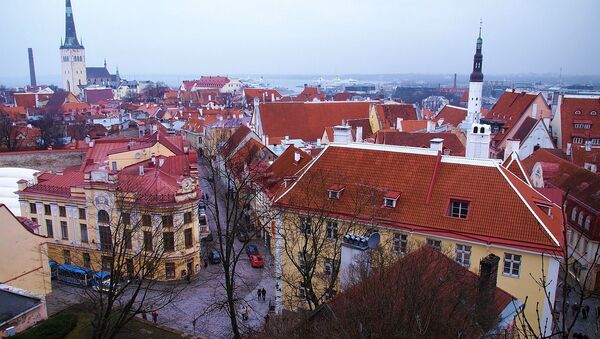Quang cảnh mùa đông của thủ đô Tallinn, Estonia - Sputnik Việt Nam