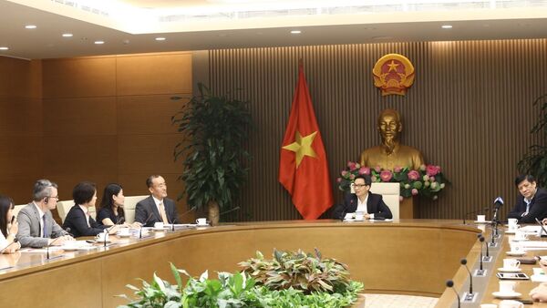 Phó Thủ tướng Vũ Đức Đam phát biểu. - Sputnik Việt Nam