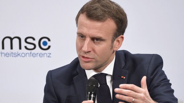 Tổng thống Pháp Emmanuel Macron  - Sputnik Việt Nam