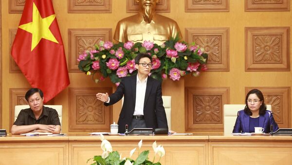 Phó Thủ tướng Chính phủ Vũ Đức Đam phát biểu chỉ đạo cuộc họp. - Sputnik Việt Nam