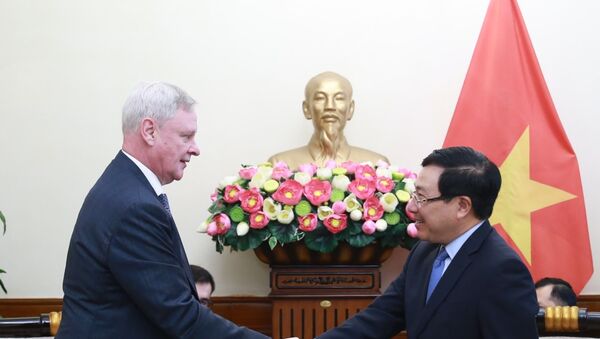 Phó Thủ tướng, Bộ trưởng Bộ Ngoại giao Phạm Bình Minh tiếp Thứ trưởng thứ nhất Bộ Ngoại giao Nga - Sputnik Việt Nam