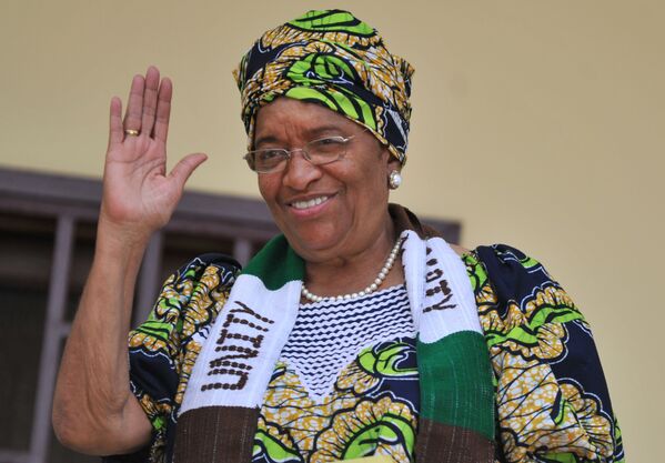 Tổng thống Liberia Ellen Johnson Sirleaf nhận giải thưởng Nobel Hòa bình 2011 - Sputnik Việt Nam
