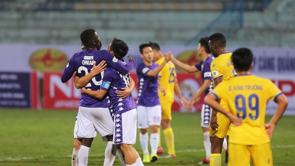  V.League 2020: Hà Nội giành chiến thắng 4 - 2 trước Dược Nam Hà Nam Định - Sputnik Việt Nam